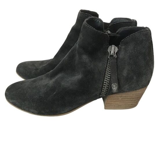 Dolce Vita Womens Size 6.5 M Gray Suede Zip Ankle Fashion Boots Bootie - Picture 5 of 5